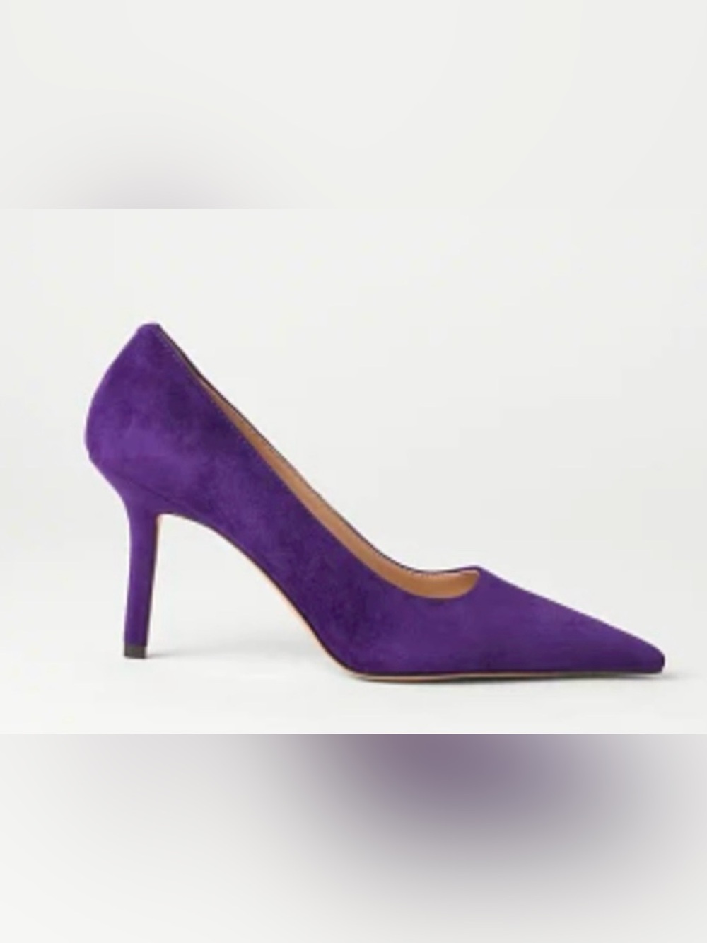 NEW ANN TAYLOR PURPLE SUEDE MAE PUMPS HIGH HEELS SHOES SZ 6.5
